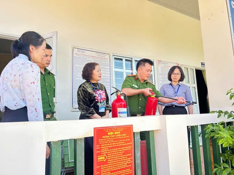 🔥KIỂM TRA CÔNG TÁC PHÒNG CHÁY, CHỮA CHÁY VÀ CỨU NẠN, CỨU HỘ NĂM 2026 TẠI TRƯỜNG MẦM NON LỢI BÁC 🔥